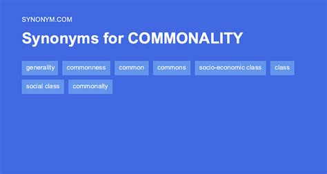 scamanality|COMMONALITY .